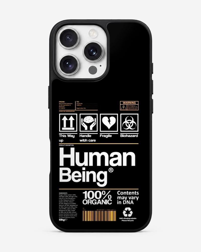 Human Being Industrial Glass Case image 1