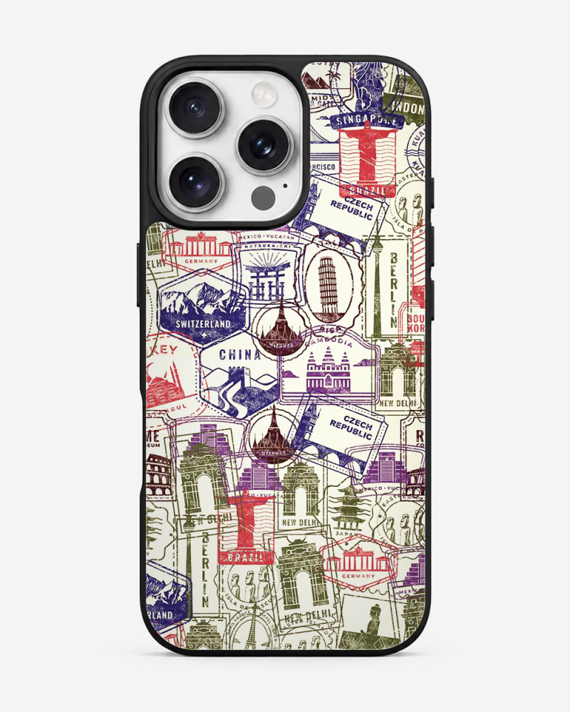 Global Wanderer Passport Glass Case image 1