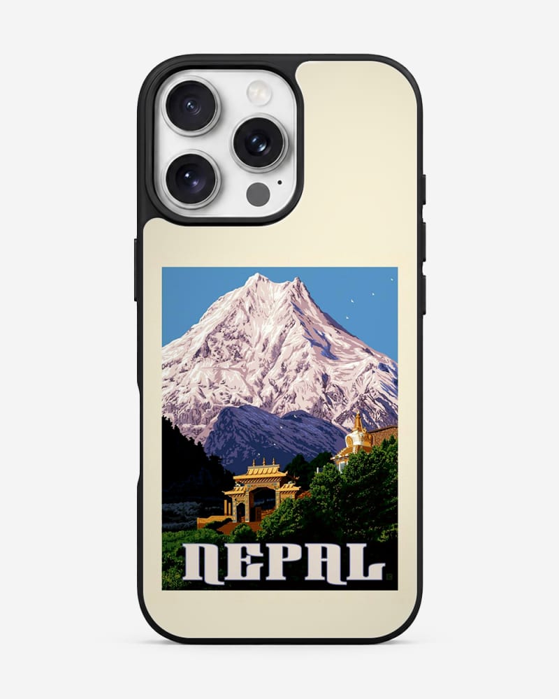 Himalayan Peak Vintage Glass Case image 1