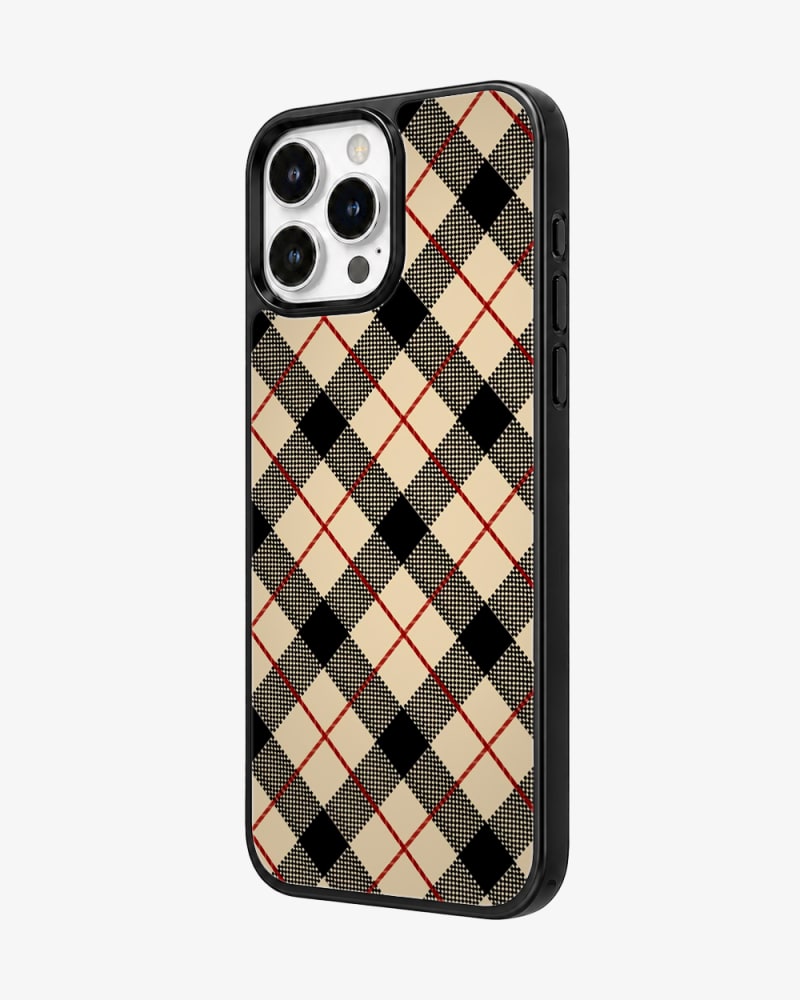 Heritage Plaid Check Glass Case image 2