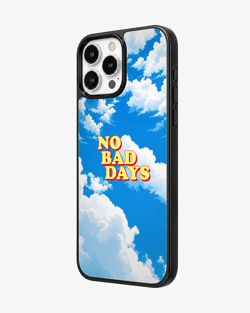 No Bad Days Sky Glass Case image 2