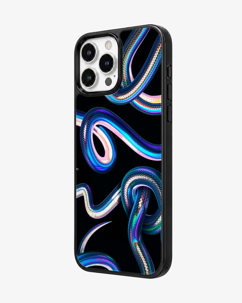 Neon Serpent Coil Glass Case image 2