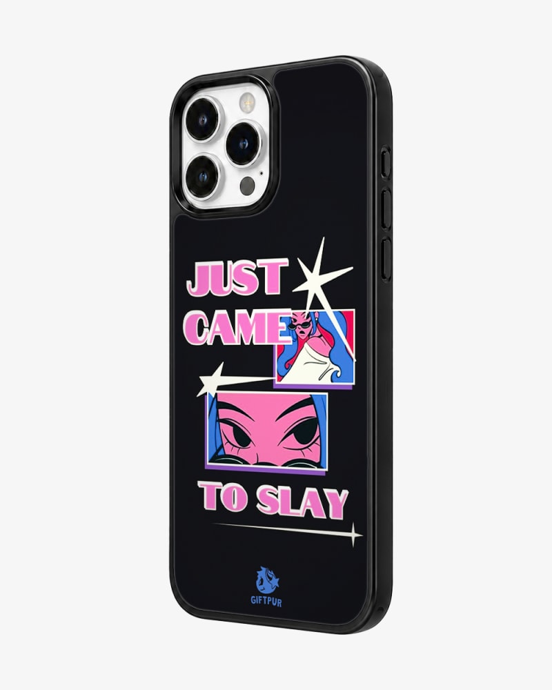 Just Came To Slay Pop Comic Glass Case image 2