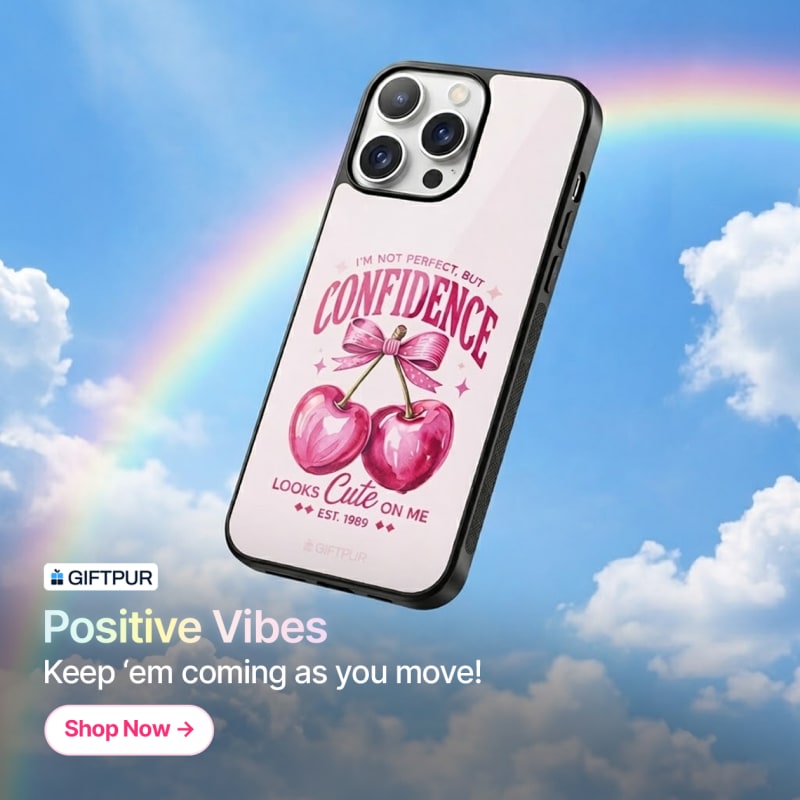 Positive vibes glass phone cases with motivational quotes and happy designs